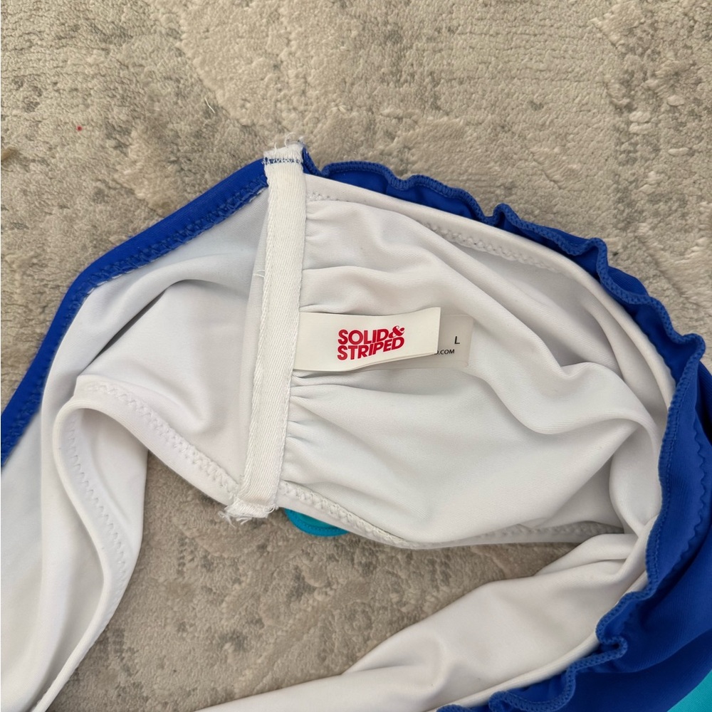 Solid & Striped Ruffled Bikini Top - image 3